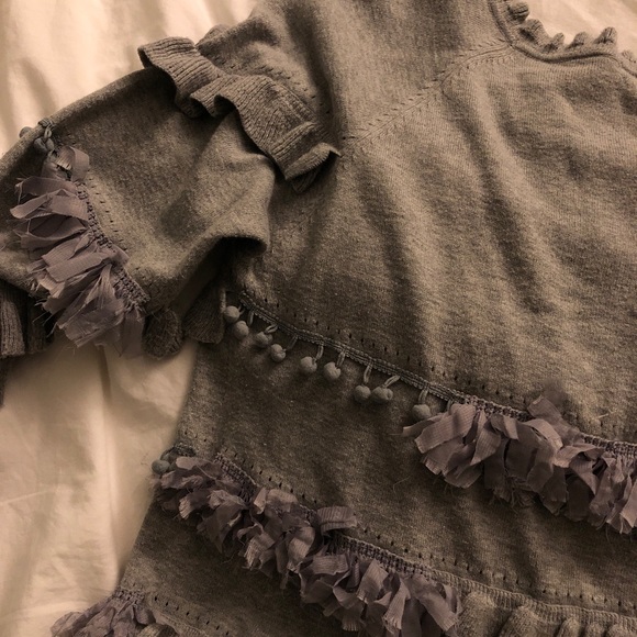 Anthropologie Knitted & Knotted Ruffle Sweater - Picture 7 of 10